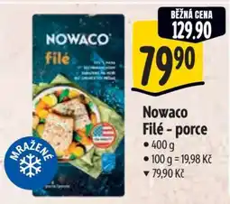 Albert Nowaco Filé porce nabídka