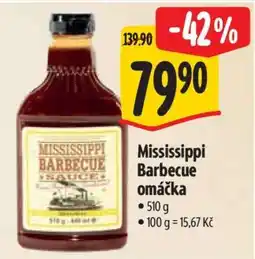 Albert Mississippi barbecue omáčka nabídka
