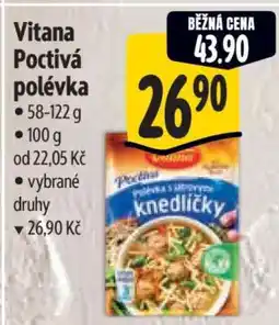 Albert Vitana Poctivá polévka nabídka