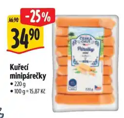 Albert Kuřecí minipárečky nabídka
