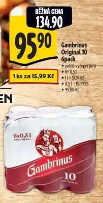 Albert Gambrinus Originál 10 6pack nabídka