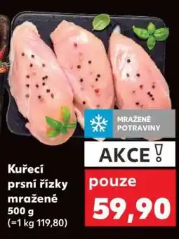 Kaufland Kuřecí prsí řízky mražené nabídka