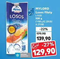 Kaufland Mylord Losos filety s kůží 500 g nabídka