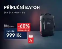Kaufland Příruční batoh nabídka