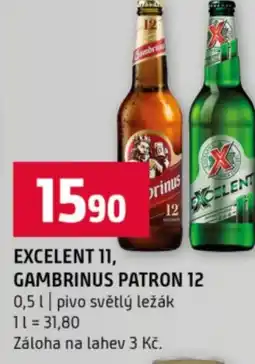 Terno Excelent 11, gambrinus patron 12 nabídka