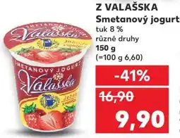 Kaufland Z VALAŠKA Smetanový jogurt nabídka