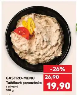 Kaufland GASTRO-MENU Tuňáková pomazánka s olivami nabídka