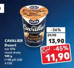 Kaufland Cavalier dezert nabídka