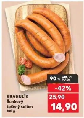 Kaufland KRAHULÍK Šunkový točený salám 100 g nabídka