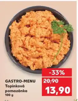 Kaufland GASTRO MENU Topinková pomazánka 100 g nabídka