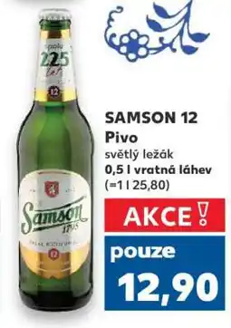 Kaufland SAMSON 12 Pivo nabídka