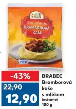 Kaufland BRABEC Bramborová kaše s mlékem nabídka