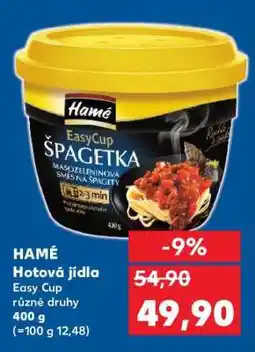 Kaufland HAMÉ Hotová jídla Easy Cup nabídka