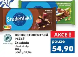 Kaufland Orion Studentská pečeť nabídka