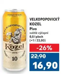 Kaufland Velkopopovický Kozel nabídka