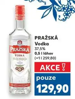 Kaufland Pražská Vodka nabídka