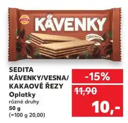 Kaufland SEDITA KÁVENKY/VESNA/ KAKAOVÉ ŘEZY nabídka
