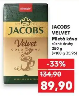 Kaufland Jacobs Velvet nabídka