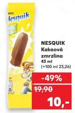Kaufland NESQUIK Kakaová zmrzlina nabídka