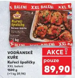 Kaufland Vodňanské kuře Kuřecí špalíčky XXL balení nabídka