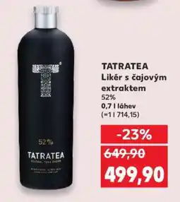 Kaufland TATRATEA Likér s čajovým extraktem nabídka