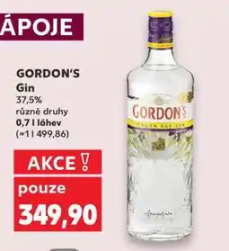 Kaufland Gordon’s Gin nabídka