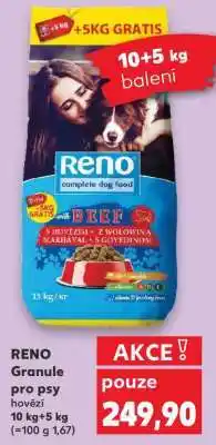 Kaufland RENO Granule pro psy nabídka