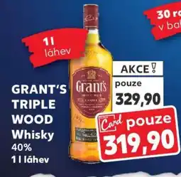 Kaufland Grant’s Triple Wood Whisky nabídka