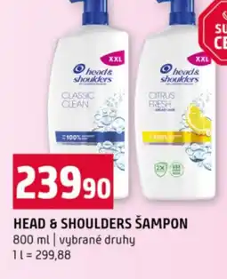 Terno Head & shoulders šampon nabídka