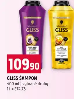 Terno Gliss šampon nabídka