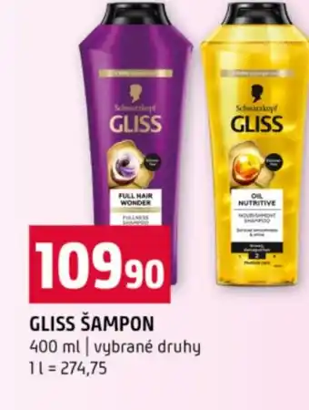 Terno Gliss šampon nabídka