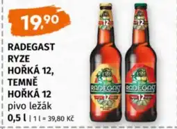 Terno Radegast ryze hořká 12, temně hořká 12 nabídka
