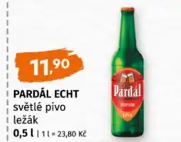 Terno Pardál echt světlé pivo ležák nabídka