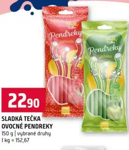 Terno Sladká tečka ovocné pendreky nabídka