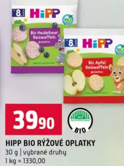 Terno Hipp bio rýžové oplatky nabídka