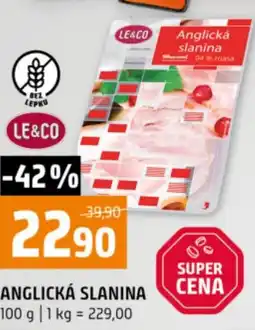 Terno Anglická slanina nabídka