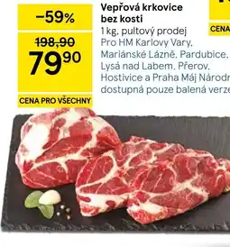 Tesco Vepřová krkovice bez kosti nabídka
