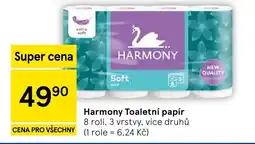 Tesco Harmony Toaletní papír nabídka