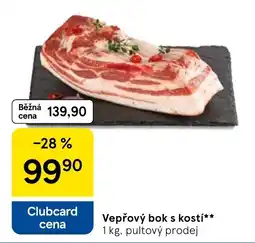 Tesco Vepřový bok s kostí nabídka