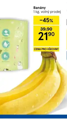 Tesco Banány nabídka