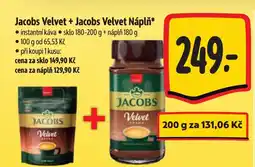 Albert Jacobs Velvet + Jacobs Velvet Náplň nabídka