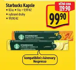 Albert Starbucks Kapsle nabídka
