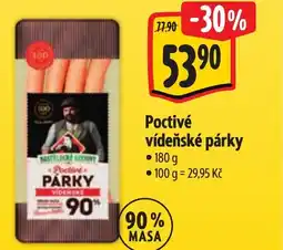 Albert Poctivé vídeňské párky nabídka