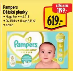 Albert Pampers Dětské plenky nabídka
