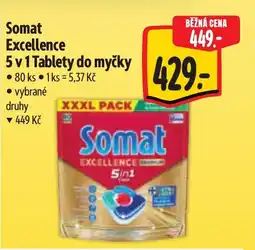 Albert Somat Excellence 5v1 Tablety do myčky nabídka
