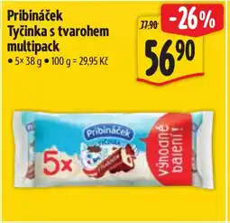 Albert Pribináček Tyčinka s tvarohem multipack nabídka