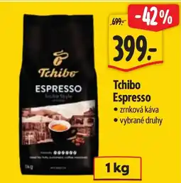 Albert Tchibo Espresso nabídka