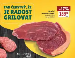 Billa Hovězí picanha steak balení nabídka