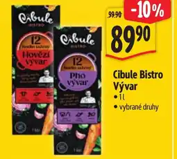 Albert Cibule Bistro Vývar nabídka