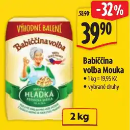 Albert Babiččina volba Mouka nabídka